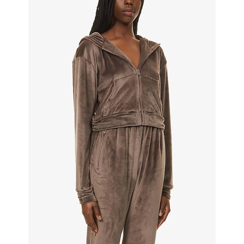 Skims velour hoodie shop